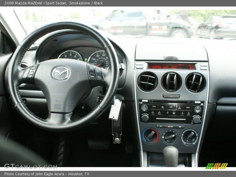 Smokestone / Black 2008 Mazda MAZDA6 i Sport Sedan