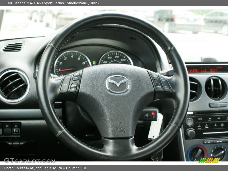 Smokestone / Black 2008 Mazda MAZDA6 i Sport Sedan