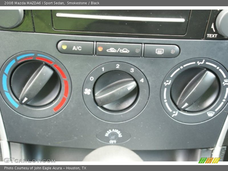 Smokestone / Black 2008 Mazda MAZDA6 i Sport Sedan