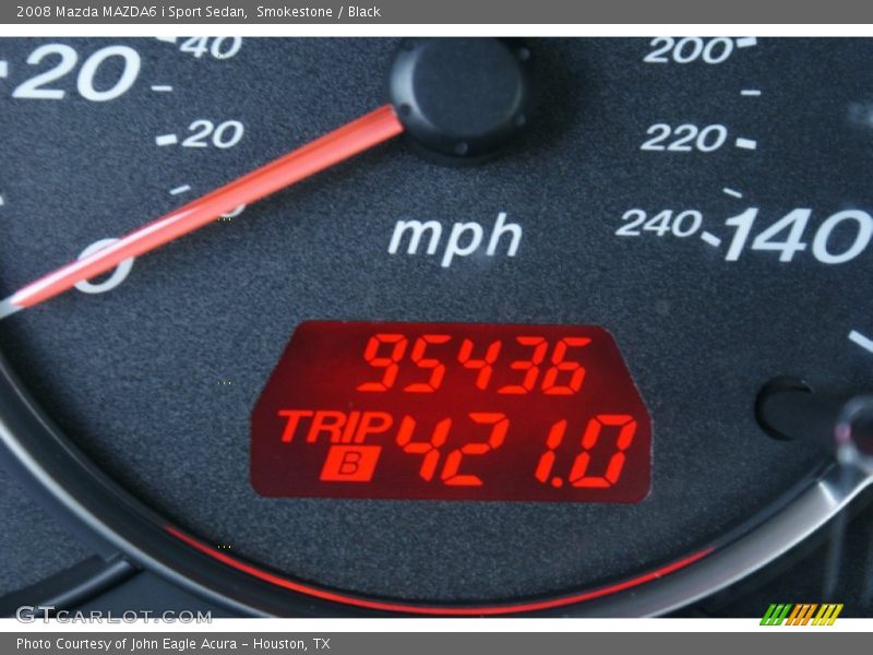 Smokestone / Black 2008 Mazda MAZDA6 i Sport Sedan
