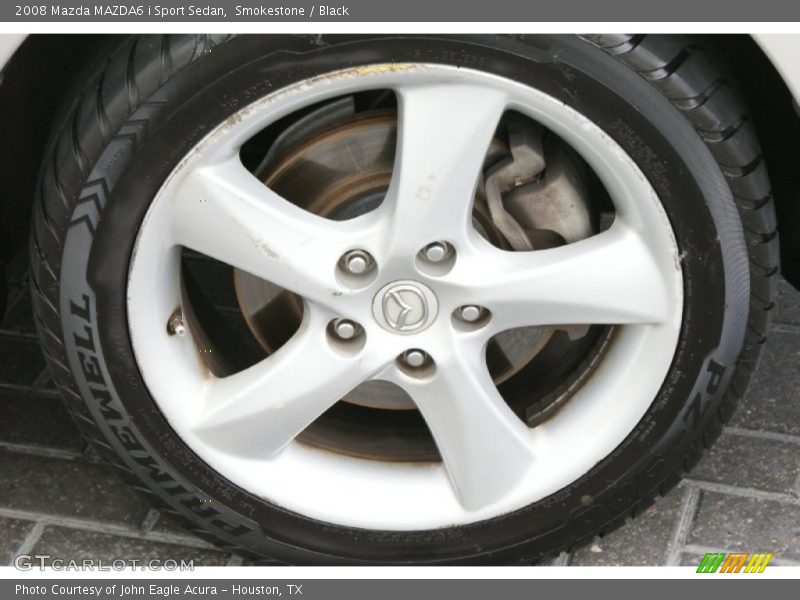 Smokestone / Black 2008 Mazda MAZDA6 i Sport Sedan