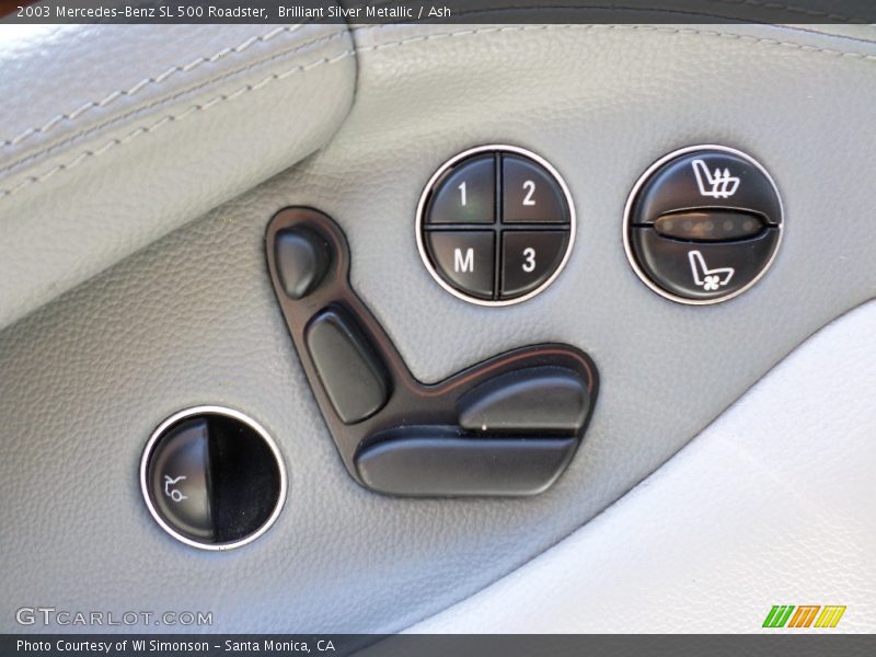 Brilliant Silver Metallic / Ash 2003 Mercedes-Benz SL 500 Roadster
