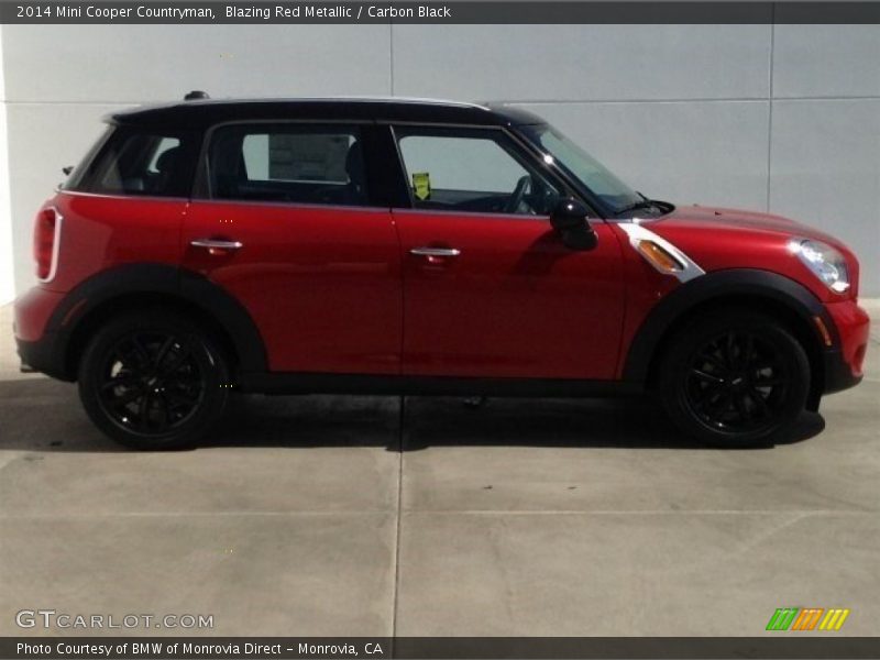 Blazing Red Metallic / Carbon Black 2014 Mini Cooper Countryman