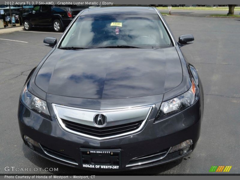 Graphite Luster Metallic / Ebony 2012 Acura TL 3.7 SH-AWD