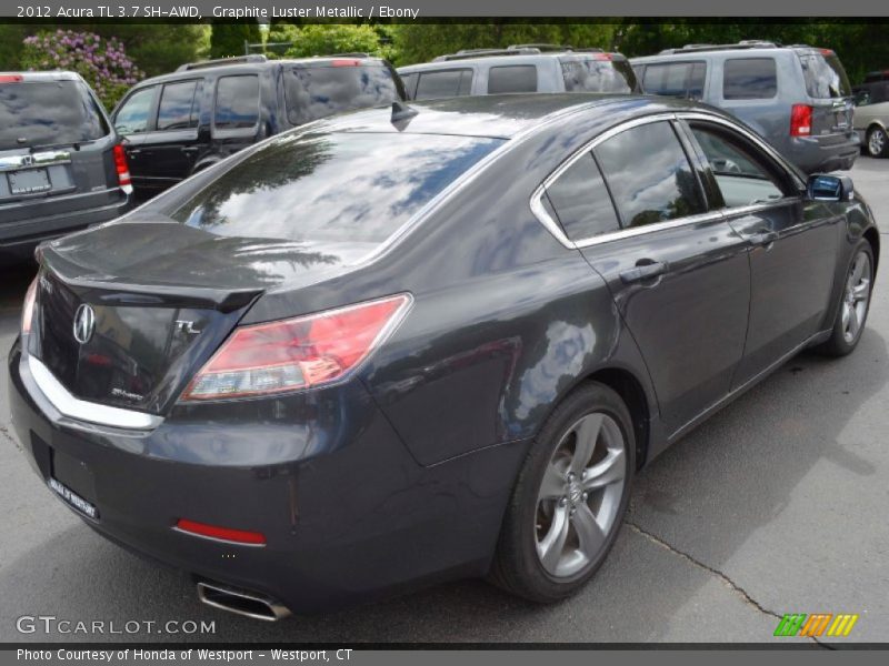Graphite Luster Metallic / Ebony 2012 Acura TL 3.7 SH-AWD