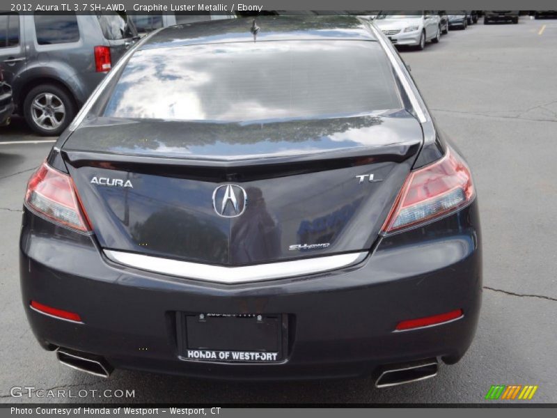 Graphite Luster Metallic / Ebony 2012 Acura TL 3.7 SH-AWD