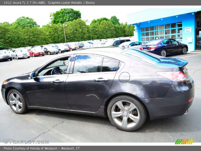 Graphite Luster Metallic / Ebony 2012 Acura TL 3.7 SH-AWD
