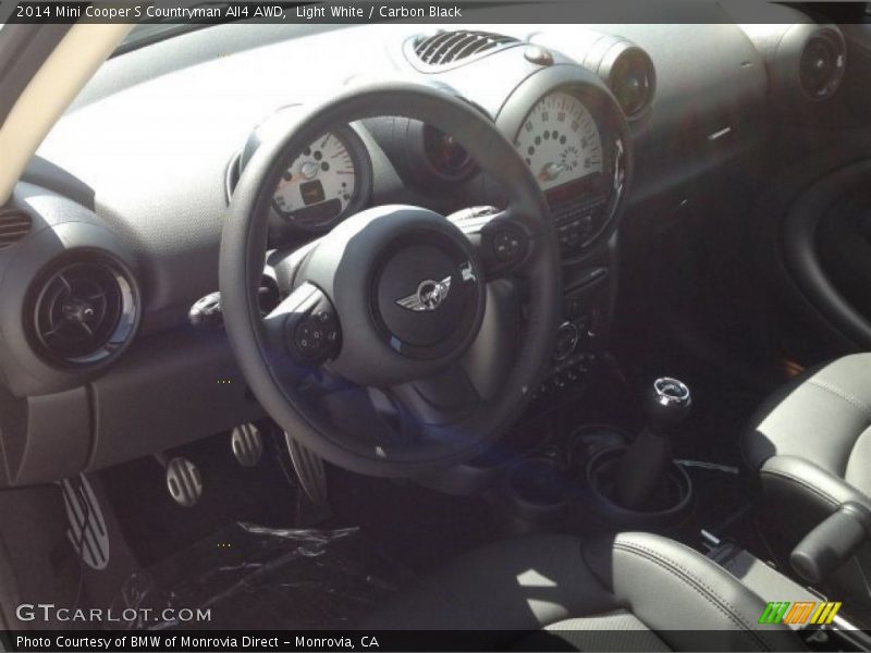 Light White / Carbon Black 2014 Mini Cooper S Countryman All4 AWD