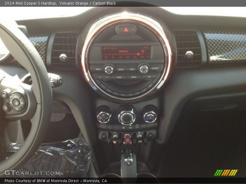 Volcanic Orange / Carbon Black 2014 Mini Cooper S Hardtop