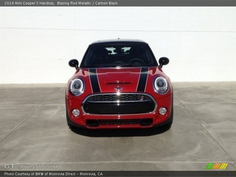 Blazing Red Metallic / Carbon Black 2014 Mini Cooper S Hardtop