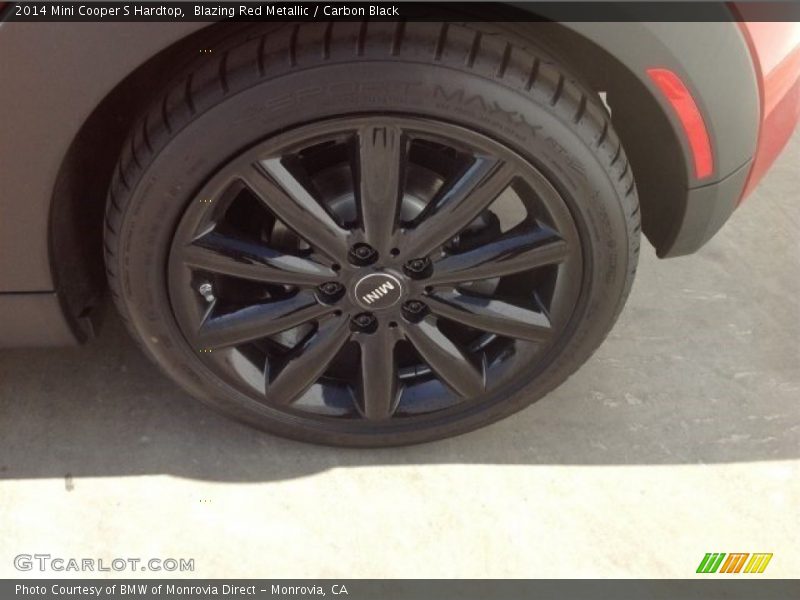Blazing Red Metallic / Carbon Black 2014 Mini Cooper S Hardtop