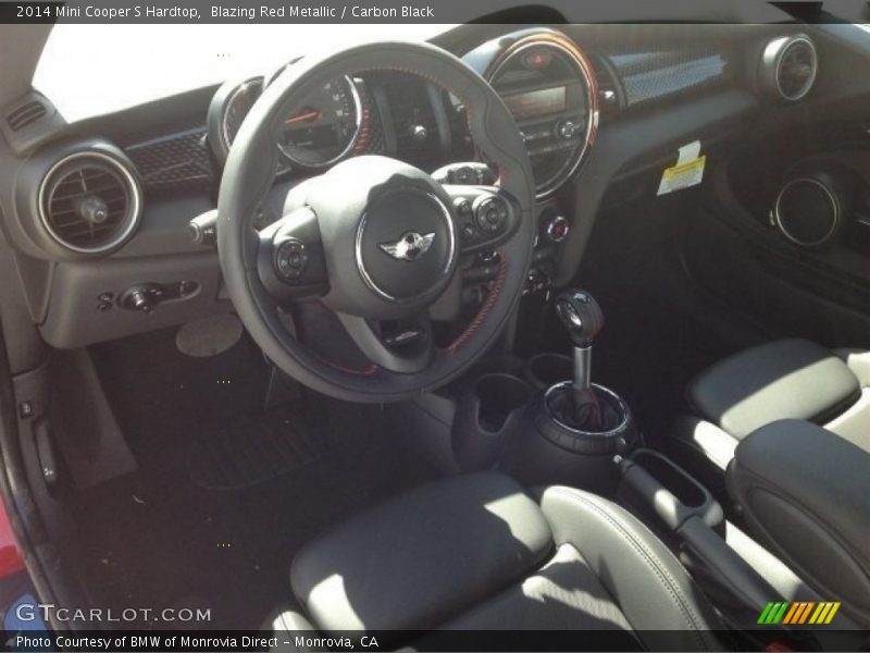 Blazing Red Metallic / Carbon Black 2014 Mini Cooper S Hardtop