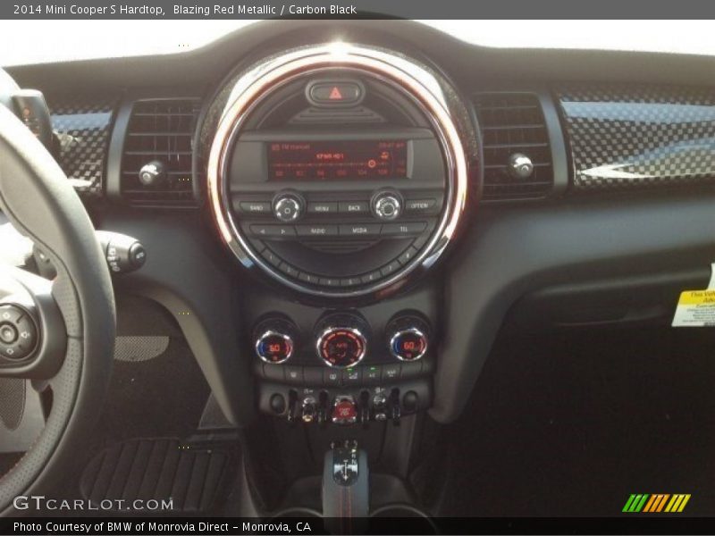 Blazing Red Metallic / Carbon Black 2014 Mini Cooper S Hardtop