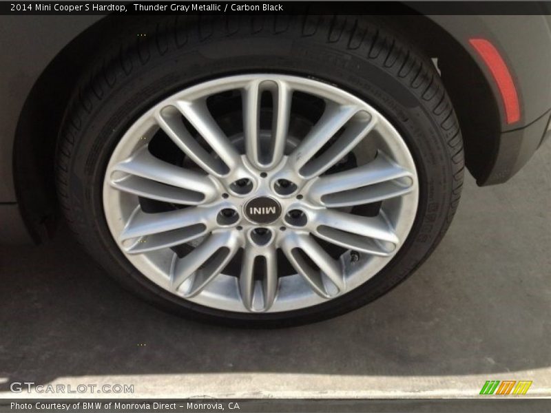 Thunder Gray Metallic / Carbon Black 2014 Mini Cooper S Hardtop