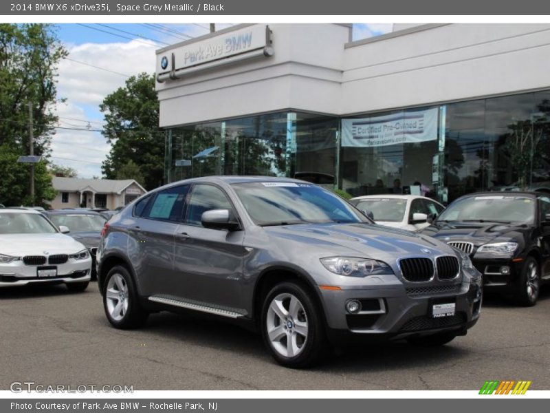 Space Grey Metallic / Black 2014 BMW X6 xDrive35i