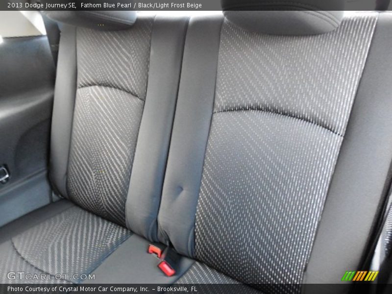 Fathom Blue Pearl / Black/Light Frost Beige 2013 Dodge Journey SE