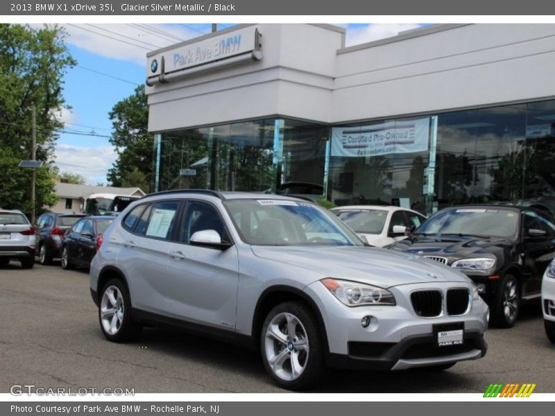 Glacier Silver Metallic / Black 2013 BMW X1 xDrive 35i