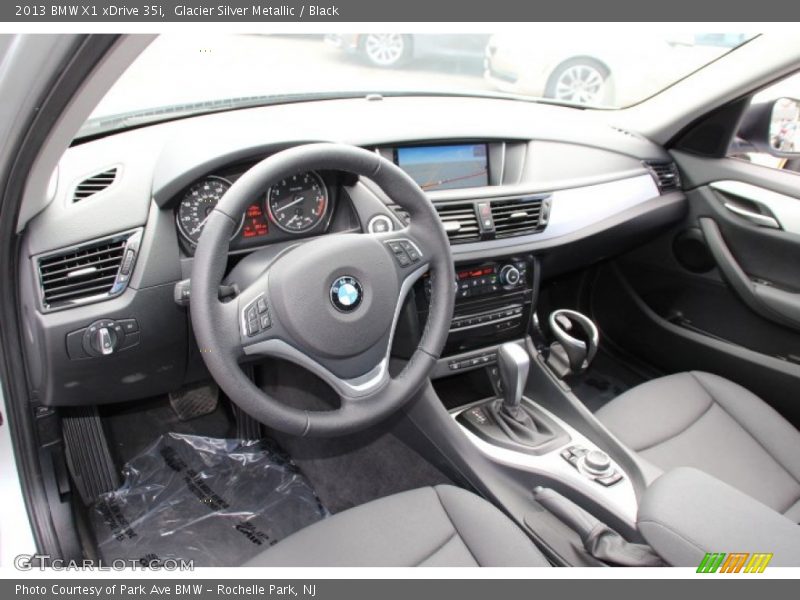 Glacier Silver Metallic / Black 2013 BMW X1 xDrive 35i