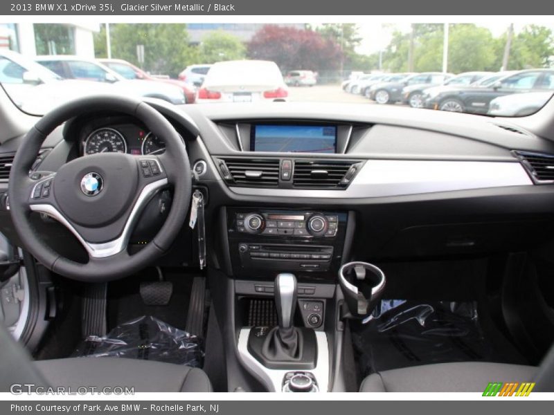 Glacier Silver Metallic / Black 2013 BMW X1 xDrive 35i