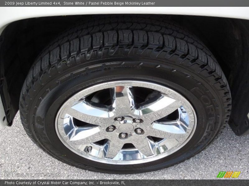 Stone White / Pastel Pebble Beige Mckinley Leather 2009 Jeep Liberty Limited 4x4