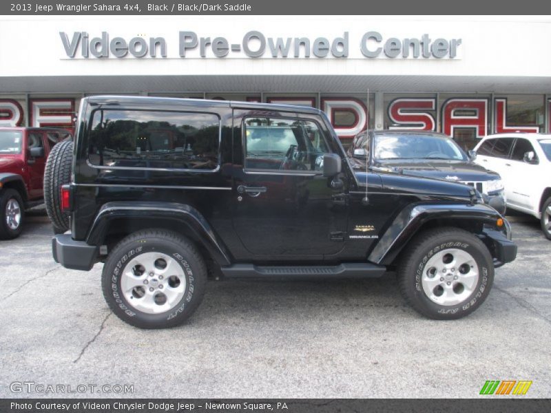 Black / Black/Dark Saddle 2013 Jeep Wrangler Sahara 4x4