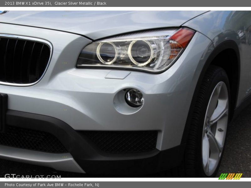 Glacier Silver Metallic / Black 2013 BMW X1 xDrive 35i