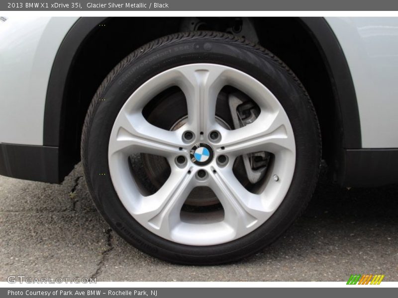 Glacier Silver Metallic / Black 2013 BMW X1 xDrive 35i
