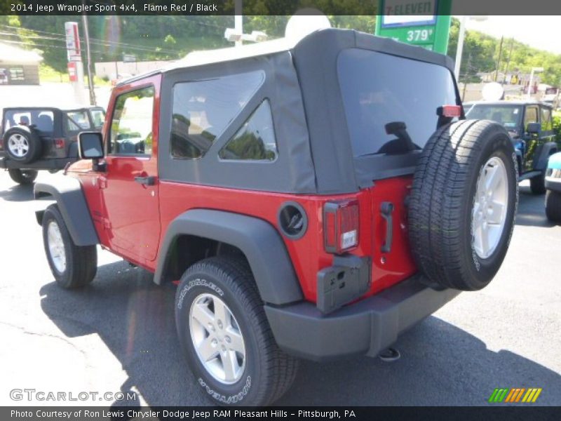 Flame Red / Black 2014 Jeep Wrangler Sport 4x4