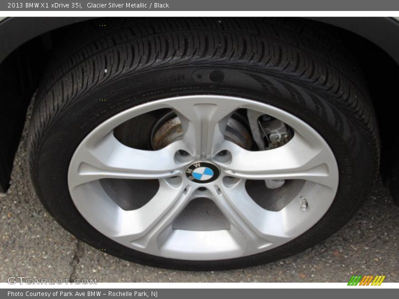 Glacier Silver Metallic / Black 2013 BMW X1 xDrive 35i