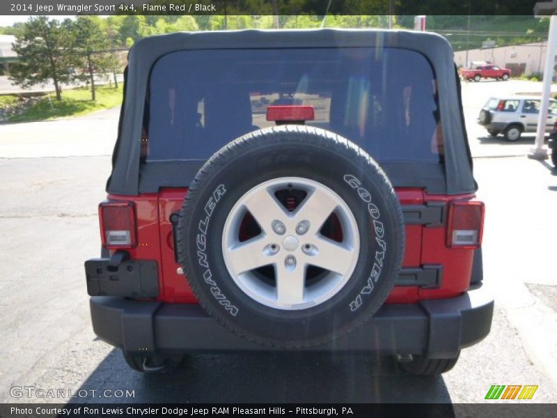 Flame Red / Black 2014 Jeep Wrangler Sport 4x4