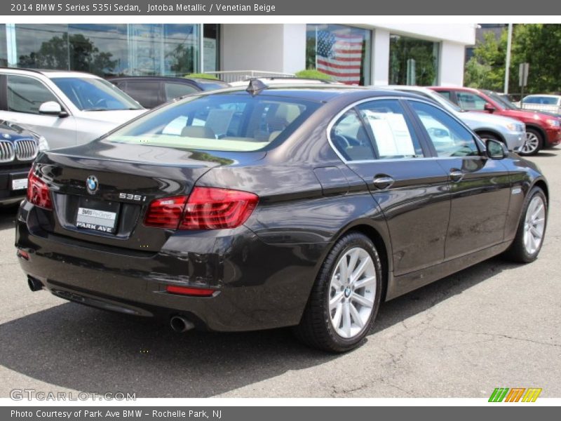 Jotoba Metallic / Venetian Beige 2014 BMW 5 Series 535i Sedan