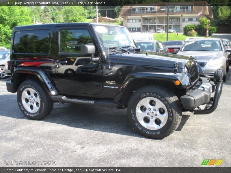 Black / Black/Dark Saddle 2013 Jeep Wrangler Sahara 4x4
