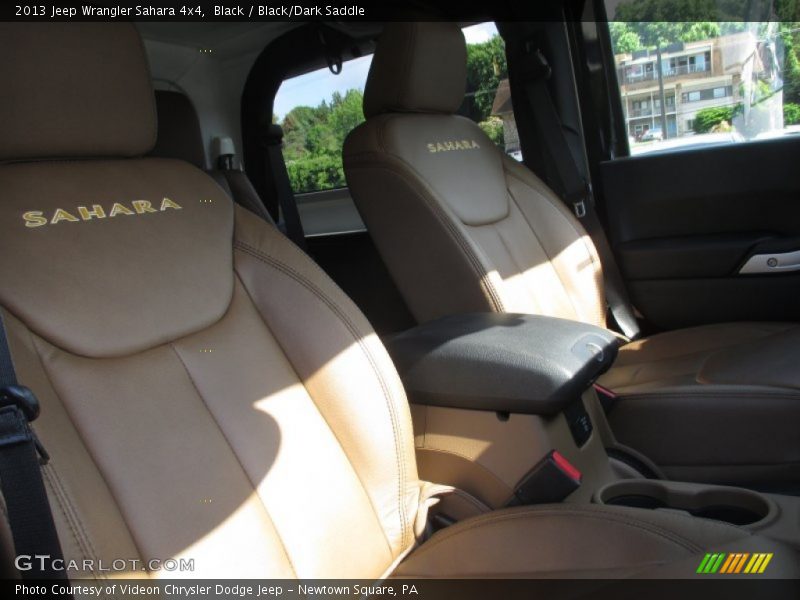 Black / Black/Dark Saddle 2013 Jeep Wrangler Sahara 4x4