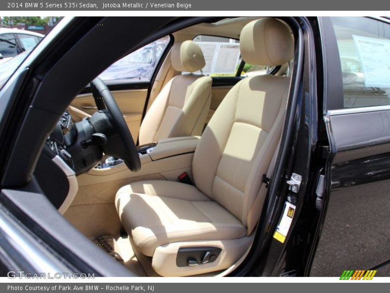 Front Seat of 2014 5 Series 535i Sedan