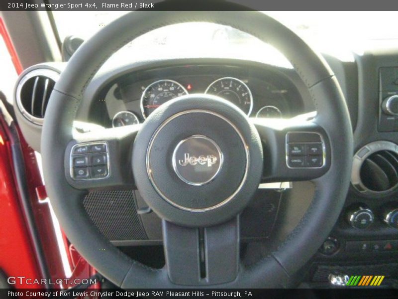 Flame Red / Black 2014 Jeep Wrangler Sport 4x4