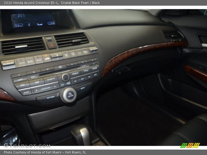 Crystal Black Pearl / Black 2010 Honda Accord Crosstour EX-L