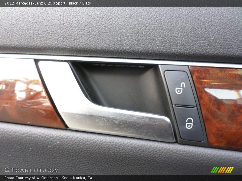 Black / Black 2012 Mercedes-Benz C 250 Sport