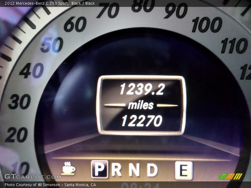 Black / Black 2012 Mercedes-Benz C 250 Sport