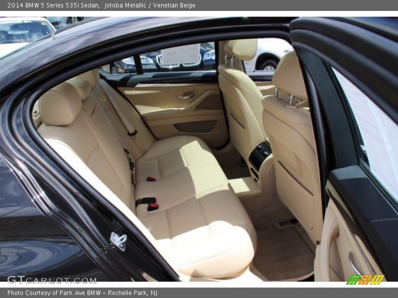 Rear Seat of 2014 5 Series 535i Sedan