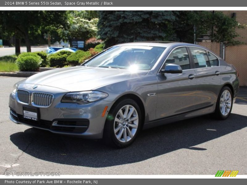 Space Gray Metallic / Black 2014 BMW 5 Series 550i Sedan