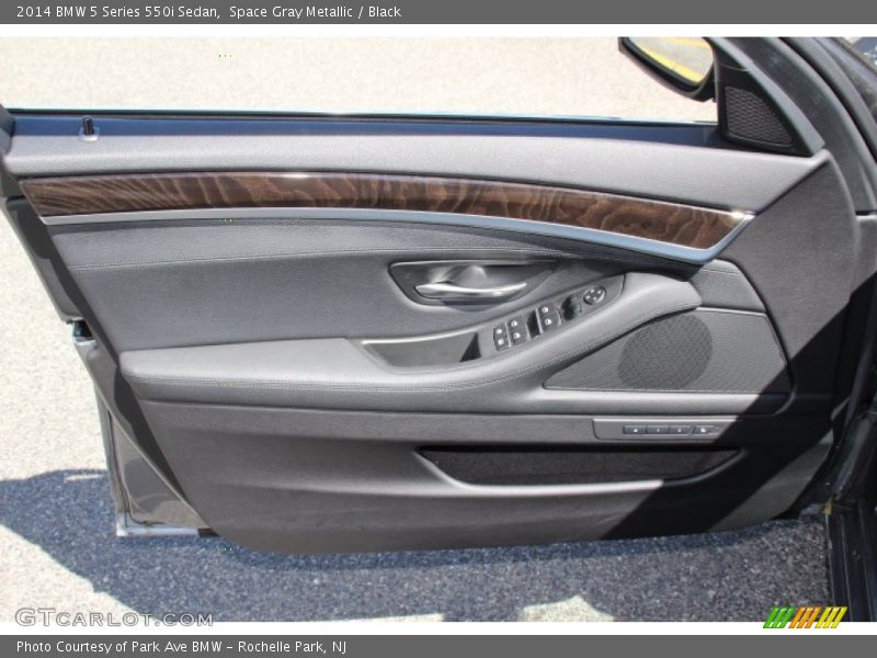 Space Gray Metallic / Black 2014 BMW 5 Series 550i Sedan