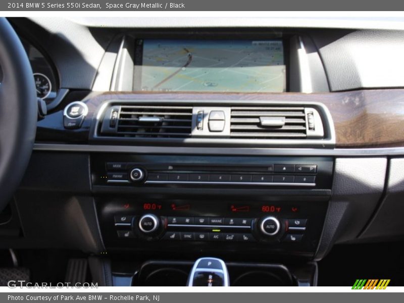Space Gray Metallic / Black 2014 BMW 5 Series 550i Sedan