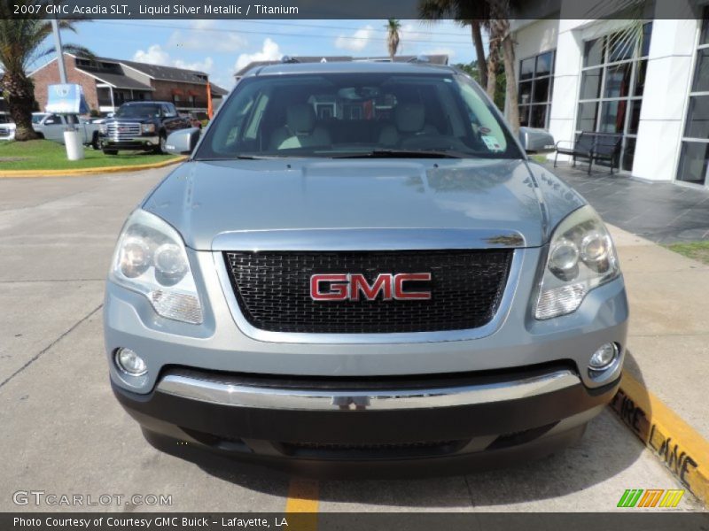 Liquid Silver Metallic / Titanium 2007 GMC Acadia SLT