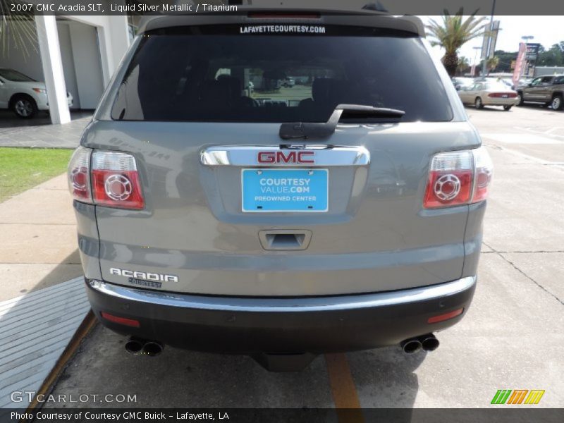 Liquid Silver Metallic / Titanium 2007 GMC Acadia SLT