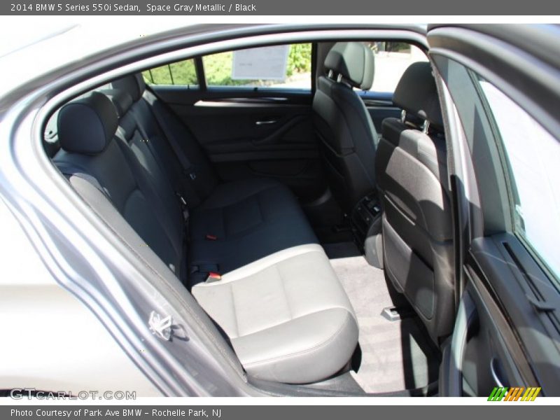 Space Gray Metallic / Black 2014 BMW 5 Series 550i Sedan