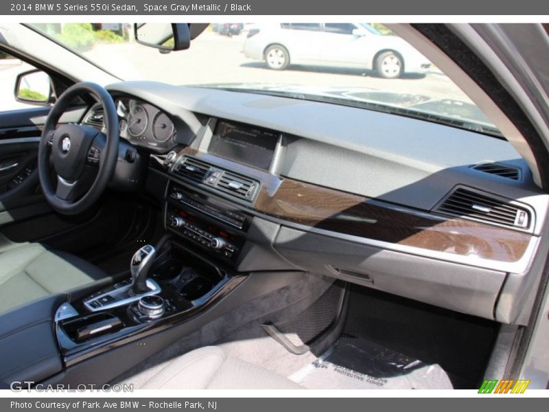 Space Gray Metallic / Black 2014 BMW 5 Series 550i Sedan