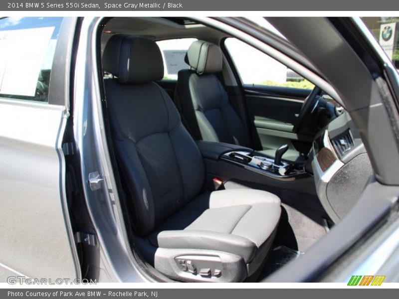 Space Gray Metallic / Black 2014 BMW 5 Series 550i Sedan