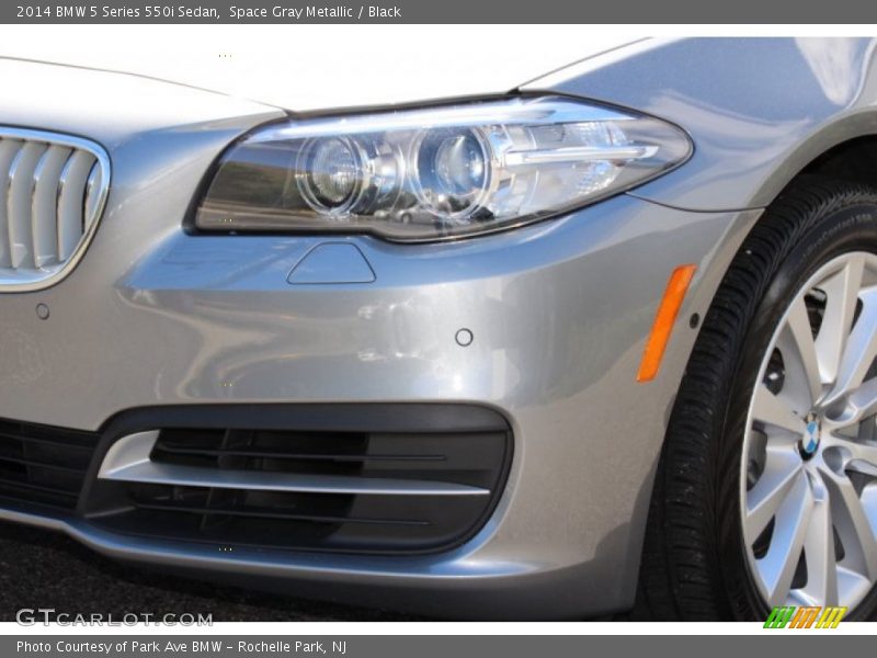 Space Gray Metallic / Black 2014 BMW 5 Series 550i Sedan