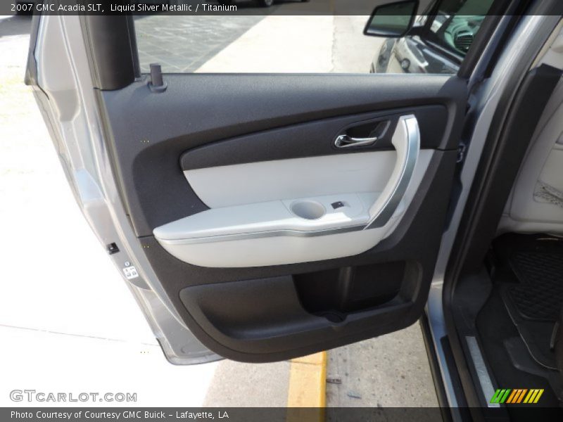 Liquid Silver Metallic / Titanium 2007 GMC Acadia SLT