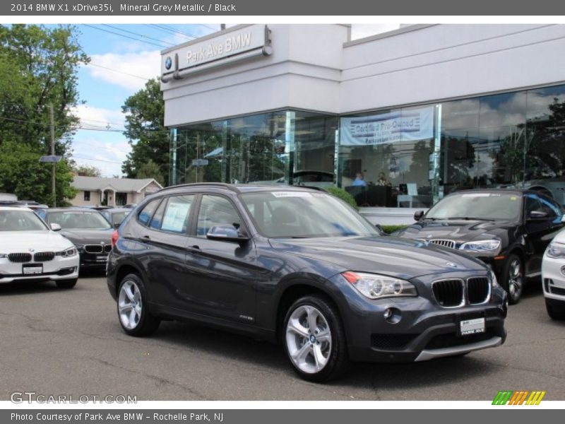 Mineral Grey Metallic / Black 2014 BMW X1 xDrive35i